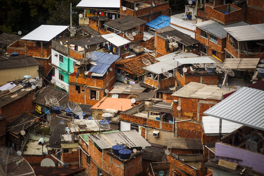 Favela in Rio de Janeiro Brazil